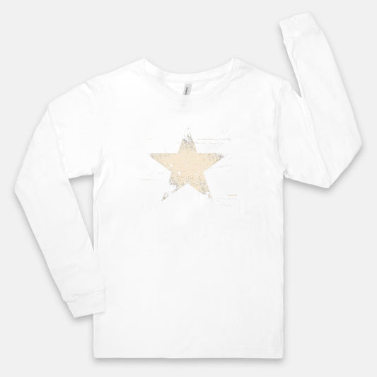 FIRST PRESS - HUMAN EDITION - UNISEX JERSEY LONG SLEEVE TEE - "Analog Star"