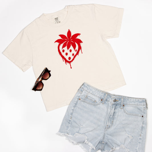 FIRST PRESS - HUMAN EDITION - WOMEN'S CROPPED BOXY TEE - "Not Today"