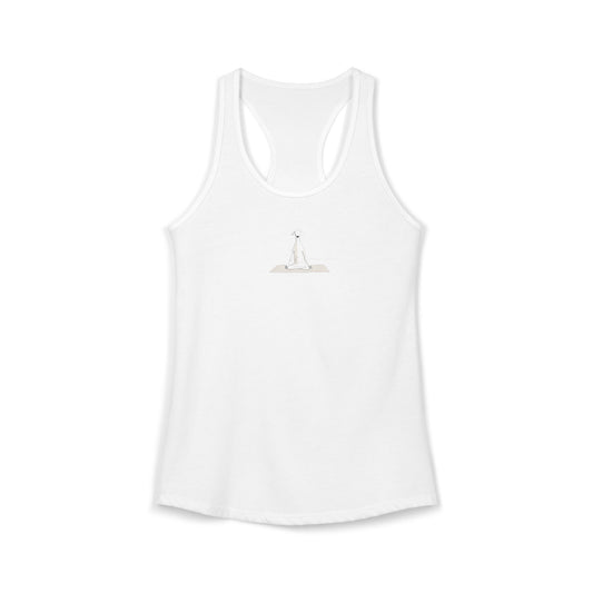 FIRST PRESS - HUMAN EDITION - WOMEN'S RACERBACK TANK TOP - "Still Point"
