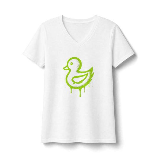 FIRST PRESS - HUMAN EDITION - WOMEN'S V-NECK TEE - "Artistically. Bent."