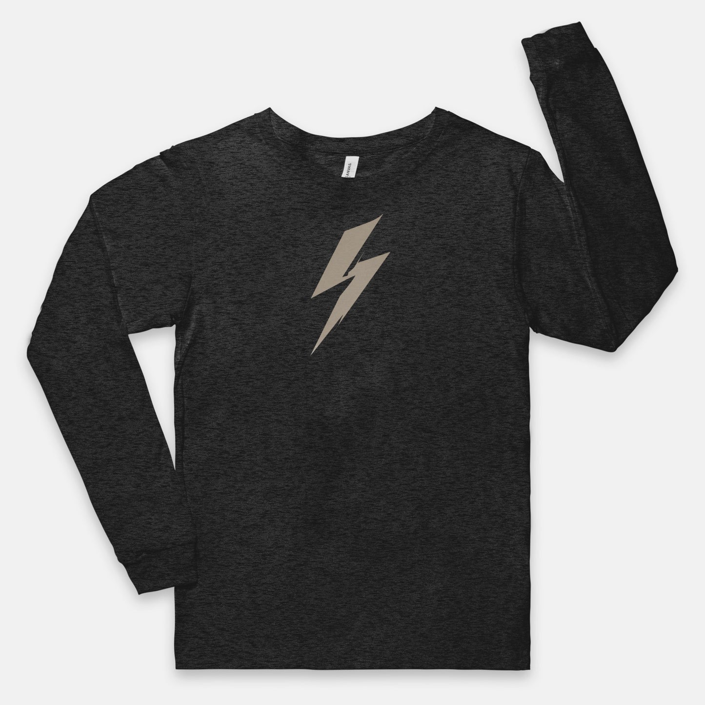 FIRST PRESS - HUMAN EDITION - UNISEX JERSEY LONG SLEEVE TEE - "Quiet Bolt"