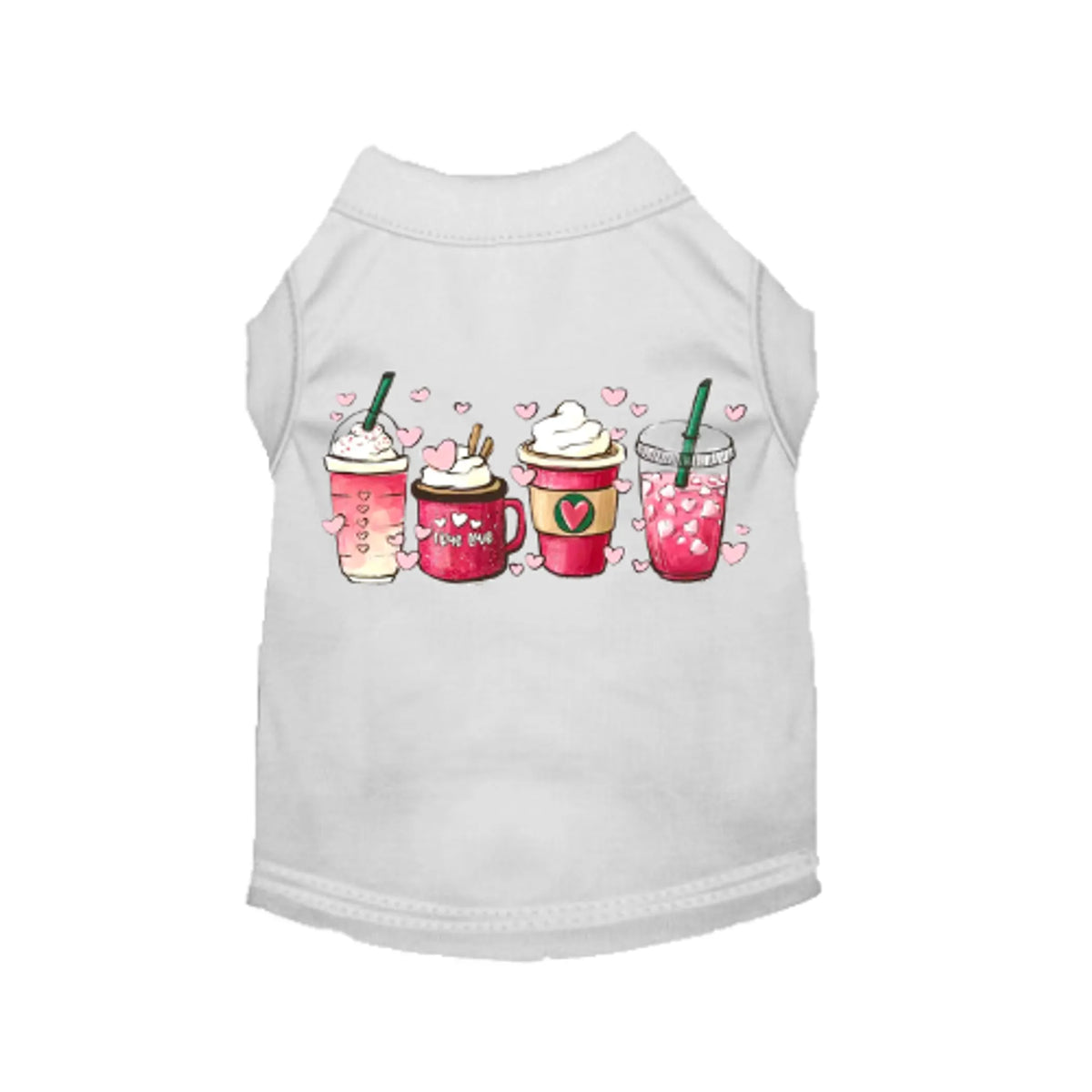 FIRST PRESS - PETS - STREET ESSENTIALS TEES + COLLARS - First Press™ Coffee Date Tee - Pack Of: 1 | Style: Tee