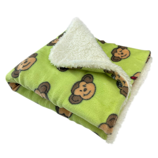 FIRST PRESS - PETS - URBAN CORE AFTER DARK - First Press™ After Dark – Monkey Mood Ultra-Plush Blanket