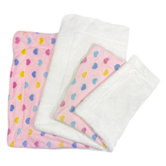 FIRST PRESS - PETS - URBAN CORE AFTER DARK - Candy Hearts Fleece Plush Blanket