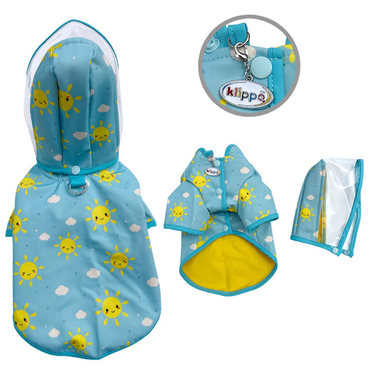 FIRST PRESS - PETS - URBAN CORE ADVENTURE COLLECTION - First Press™ Happy Sunshine Clear View Raincoat