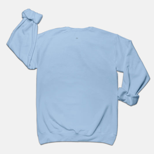 FIRST PRESS - HUMAN EDITION - UNISEX CREWNECK SWEATSHIRT - "Half Mark"