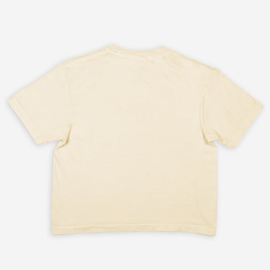 FIRST PRESS - HUMAN EDITION - WOMEN'S CROPPED BOXY TEE - "Pizza Heist"