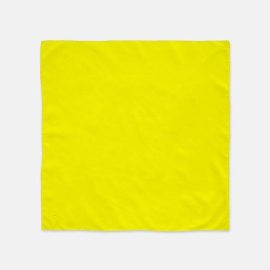 FIRST PRESS - HUMAN EDITION - BANDANA SCARF - Neon Yellow