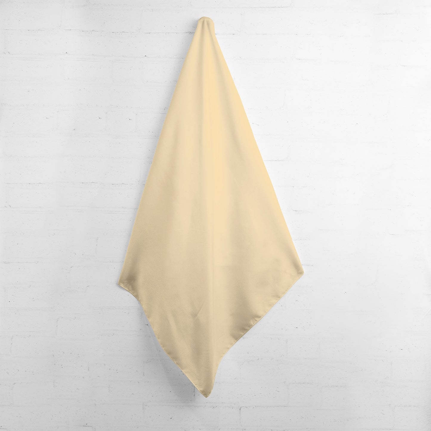 FIRST PRESS - HUMAN EDITION - BANDANA SCARF - Butter Yellow