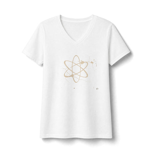 FIRST PRESS - HUMAN EDITION - WOMEN'S V-NECK TEE - "Underground Physics"