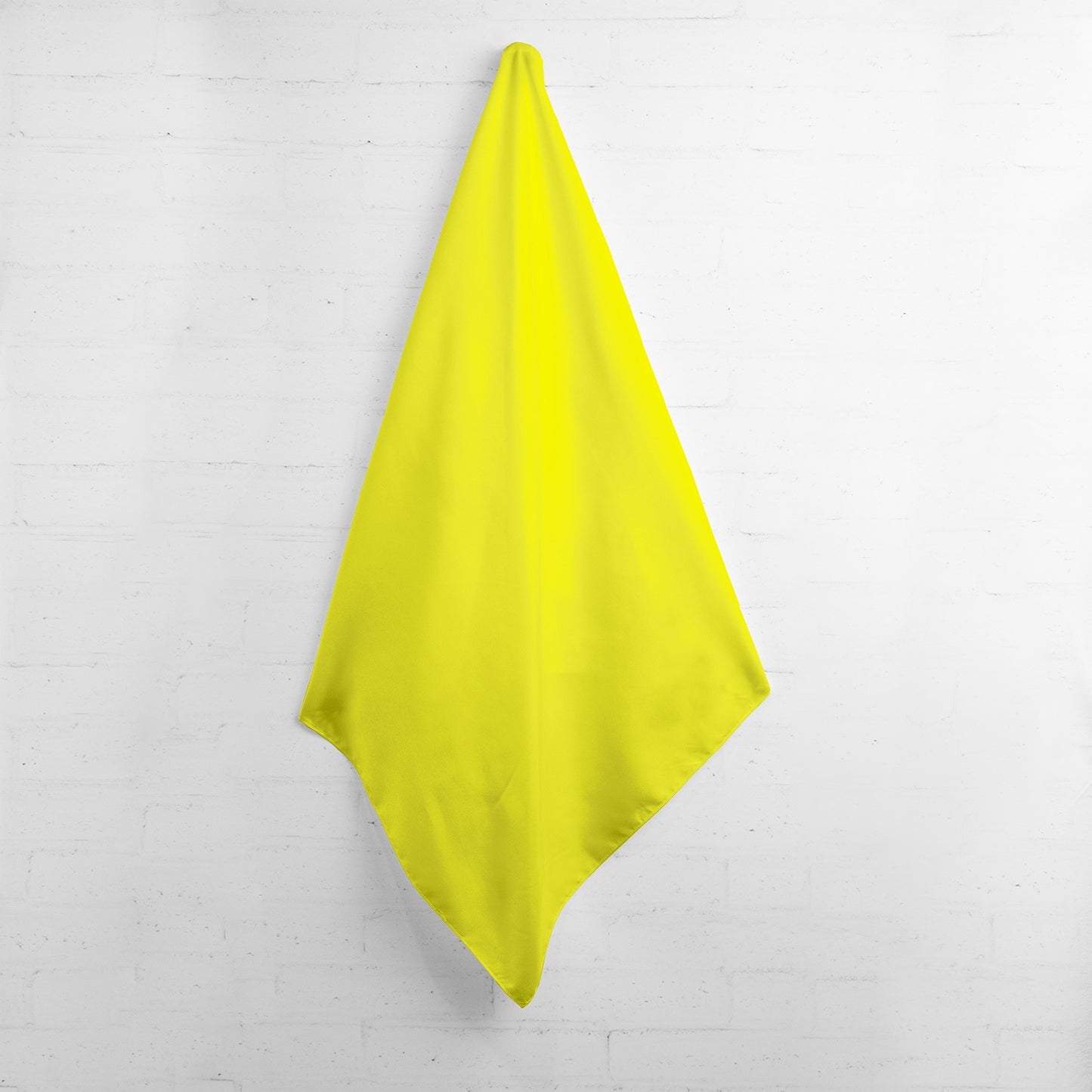 FIRST PRESS - HUMAN EDITION - BANDANA SCARF - Neon Yellow