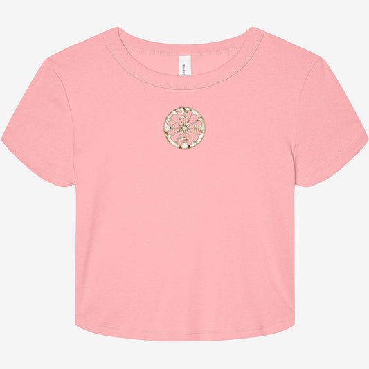 FIRST PRESS - HUMAN EDITION - WOMEN'S MICRO RIB BABY TEE - "Eternal Devotion"
