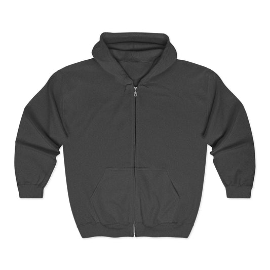 FIRST PRESS - HUMAN EDITION - UNISEX HEAVY BLEND™ ZIP HOODIE - "Raw Frequency"