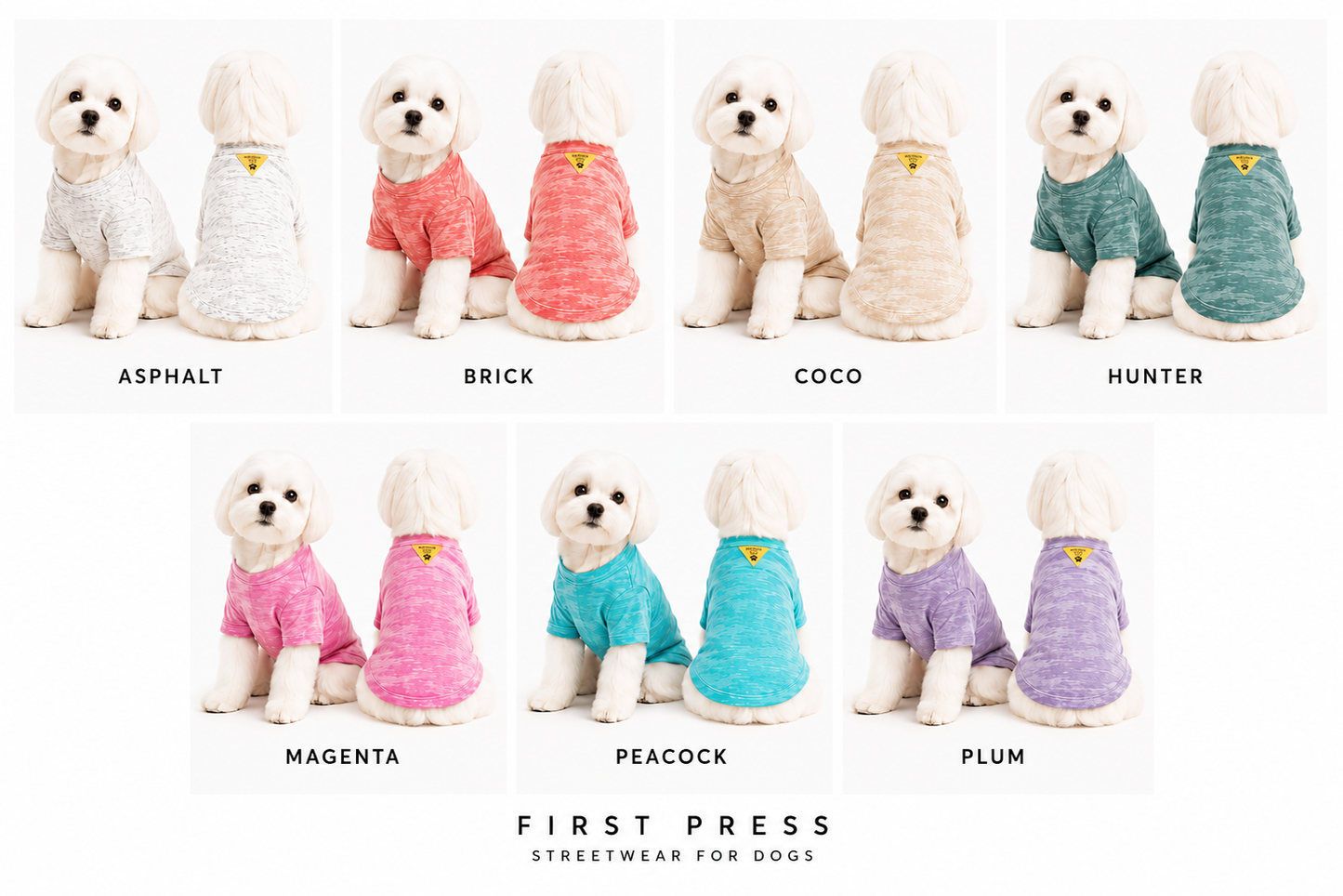 FIRST PRESS - PETS - TEES - Burnout Washed Tee