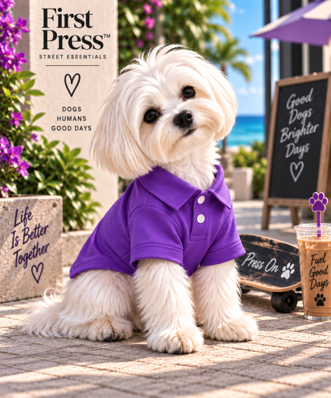 FIRST PRESS - PETS - STREET ESSENTIALS TEES + COLLARS - First Press™ City Polo