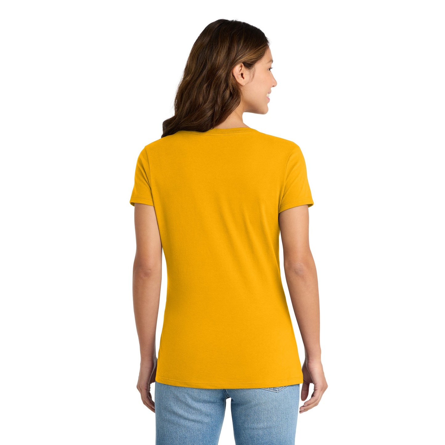FIRST PRESS - HUMAN EDITION - WOMEN'S V-NECK TEE - "Clean Solids"