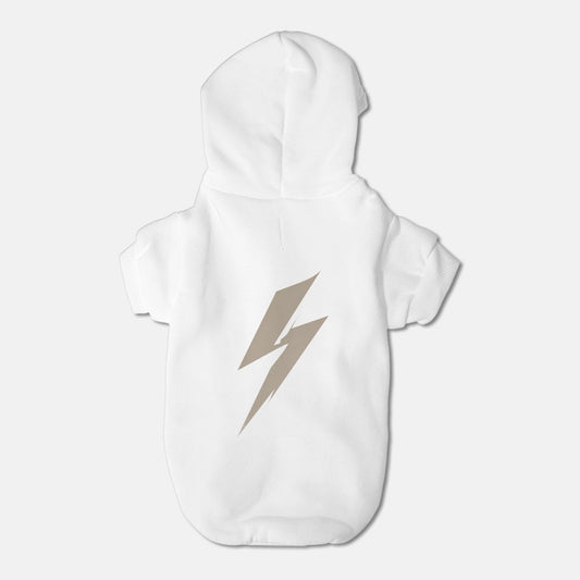 FIRST PRESS - PETS - Drawstring Luxury Hoodie - "Quiet Bolt"