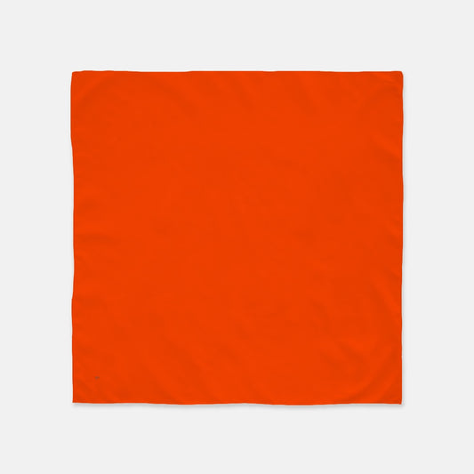 FIRST PRESS - HUMAN EDITION - BANDANA SCARF - Dark Orange