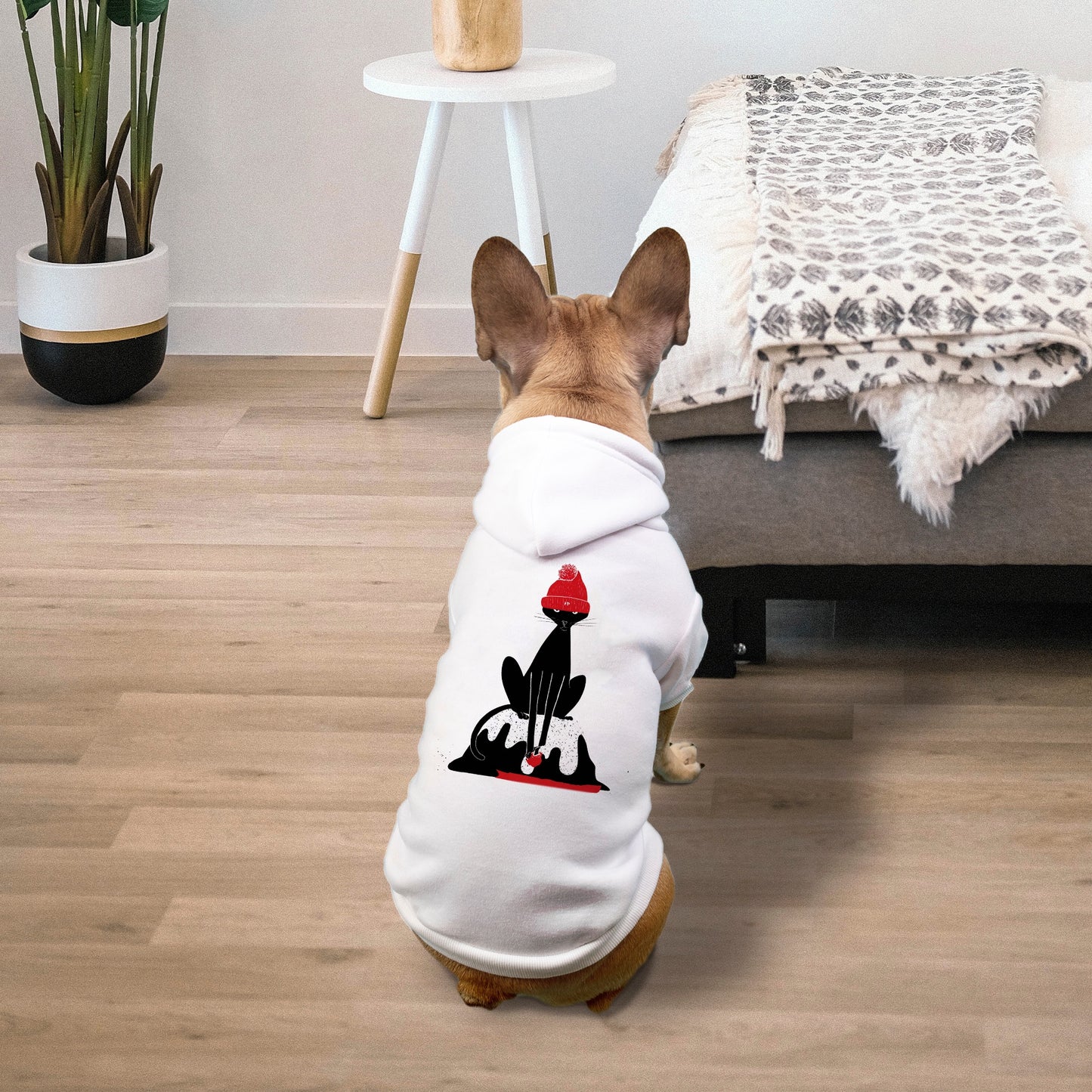 FIRST PRESS - PETS - Drawstring Luxury Hoodie - "Spumoni Sabotage"