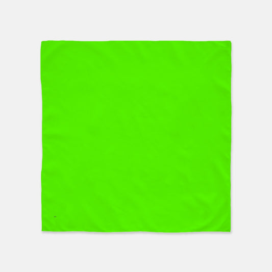 FIRST PRESS - HUMAN EDITION - BANDANA SCARF - Neon Green