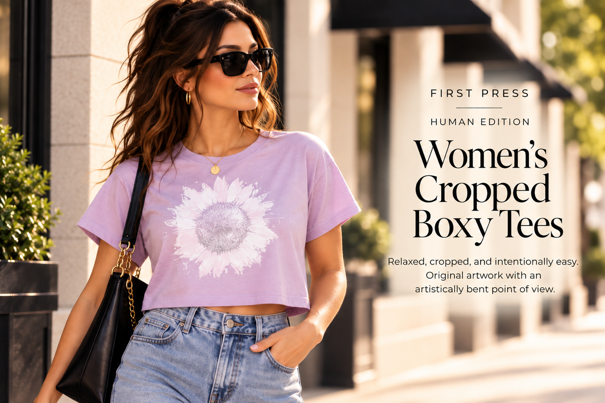 WOMEN'S CROPPED BOXY TEES