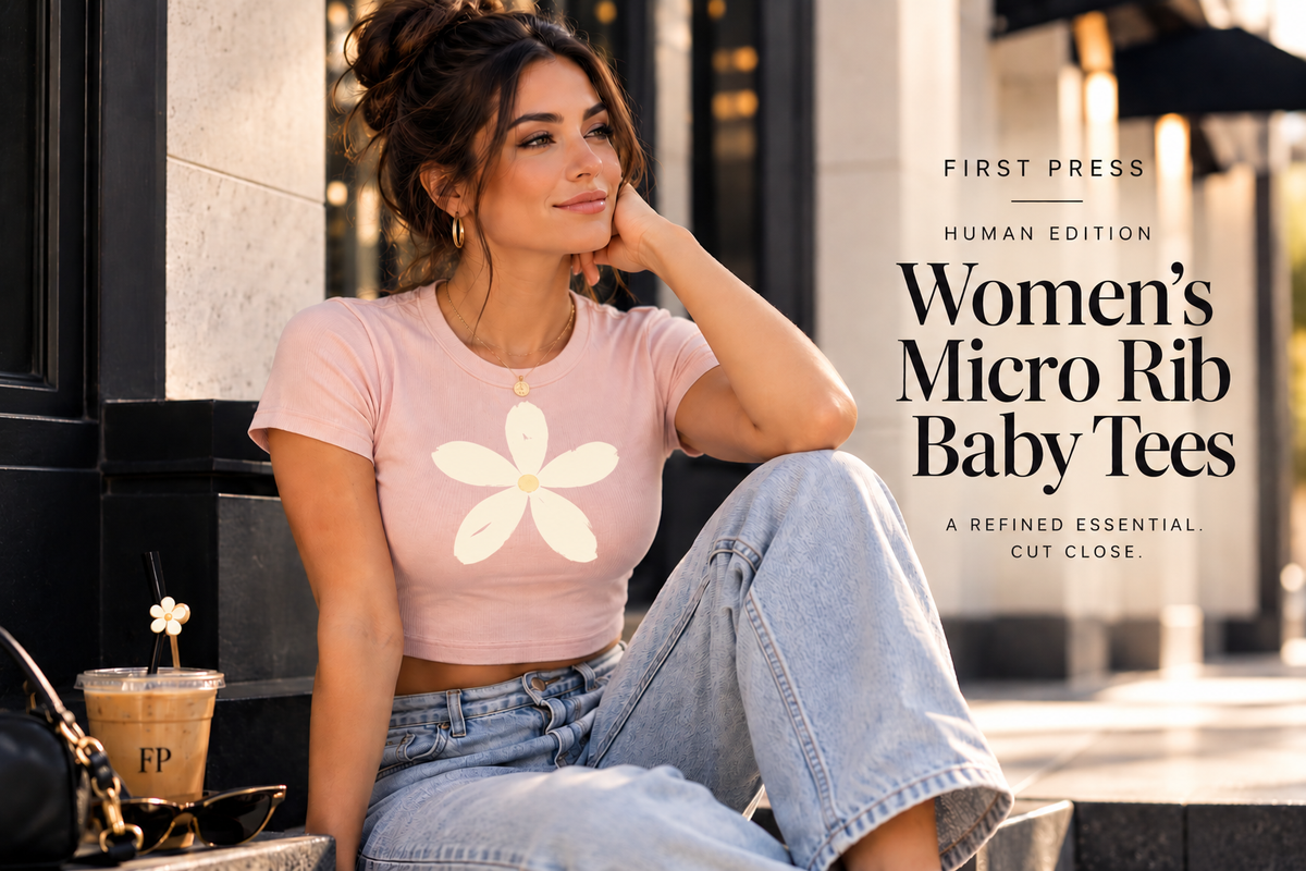WOMEN'S MICRO RIB BABY TEES
