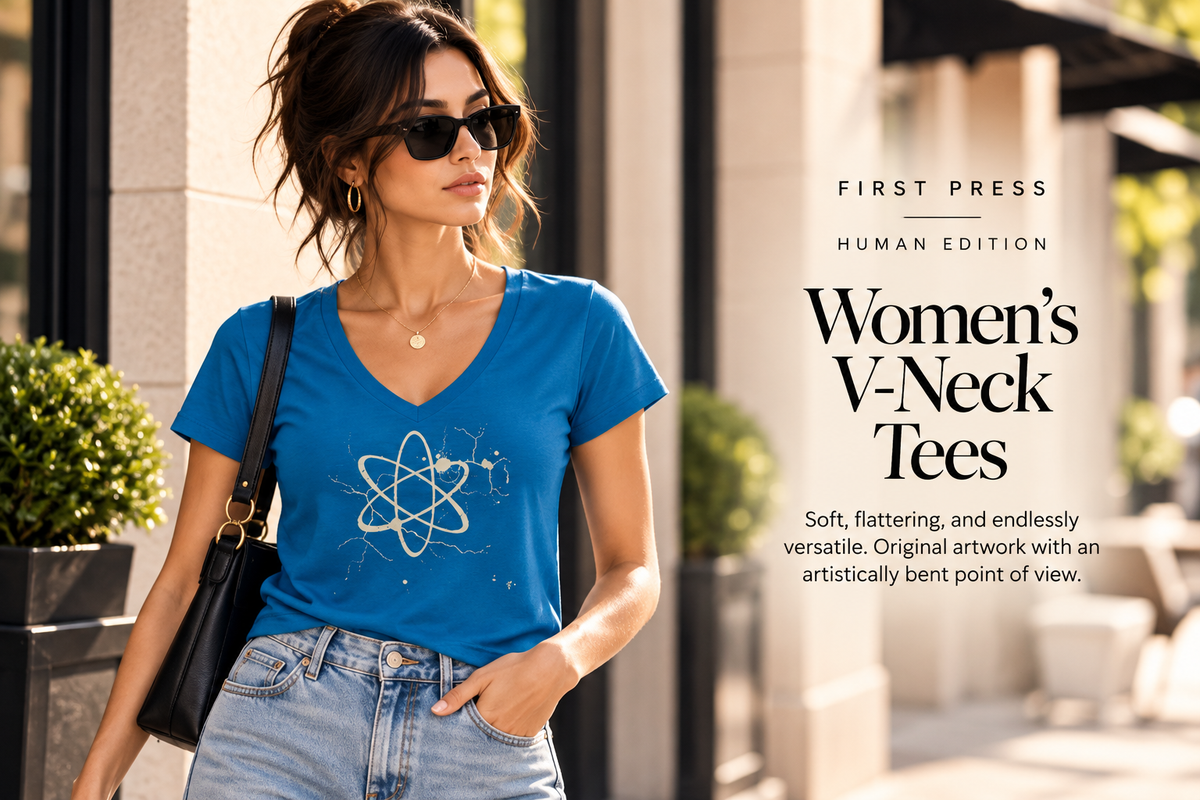 WOMEN'S V-NECK TEES