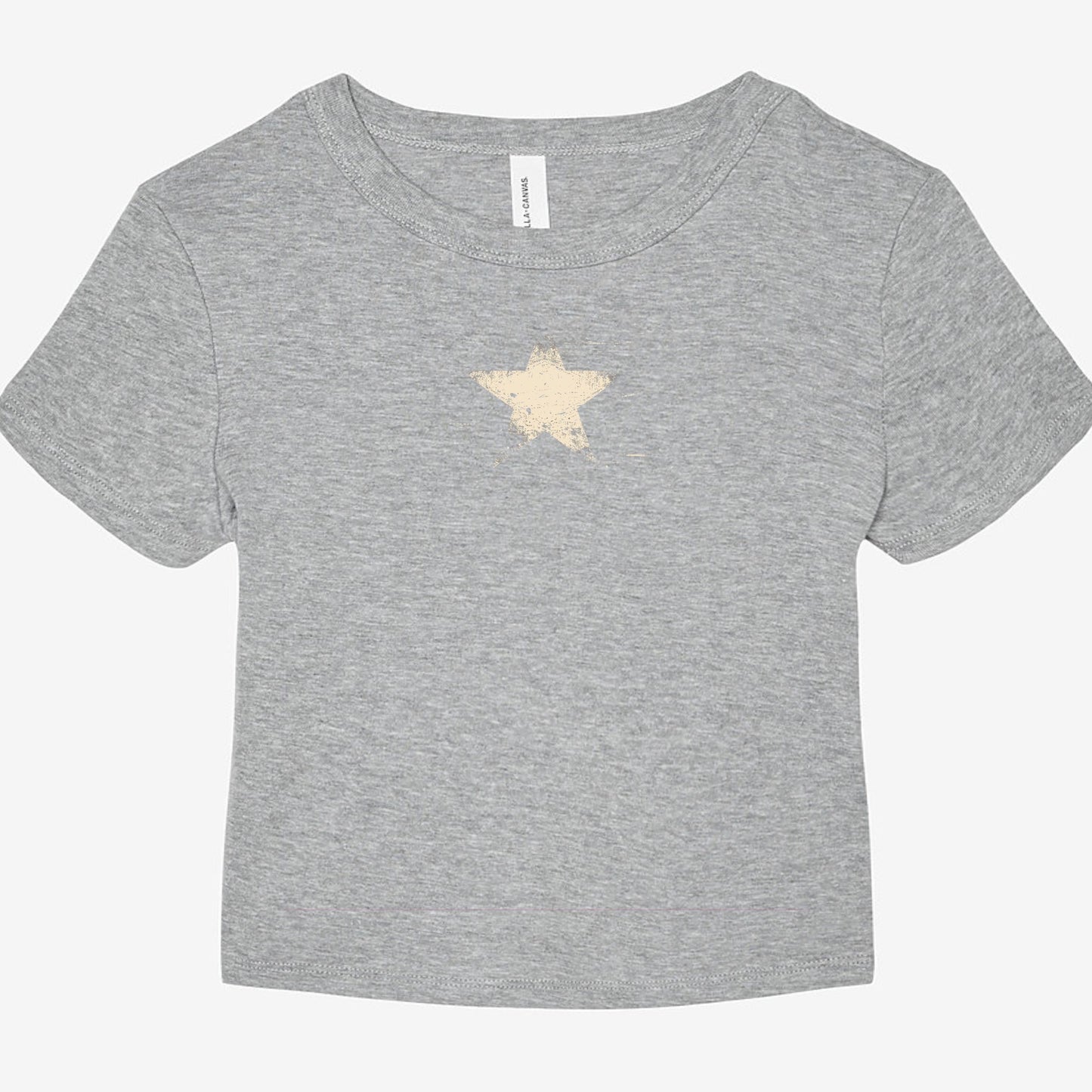 FIRST PRESS - HUMAN EDITION - WOMEN'S MICRO RIB BABY TEE - "Analog Star"