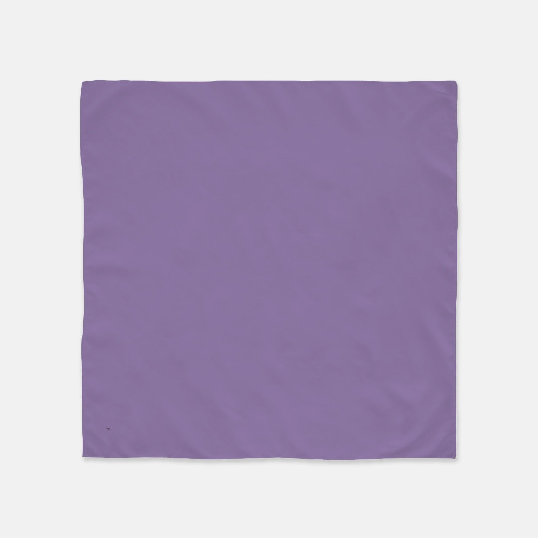 FIRST PRESS - HUMAN EDITION - BANDANA SCARF - Purple Petal