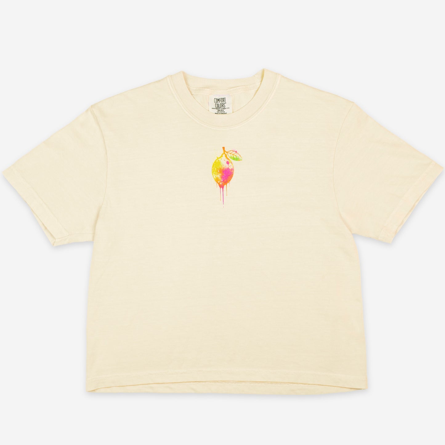 FIRST PRESS - HUMAN EDITION - WOMEN'S CROPPED BOXY TEE - "Blissfully Untamed"