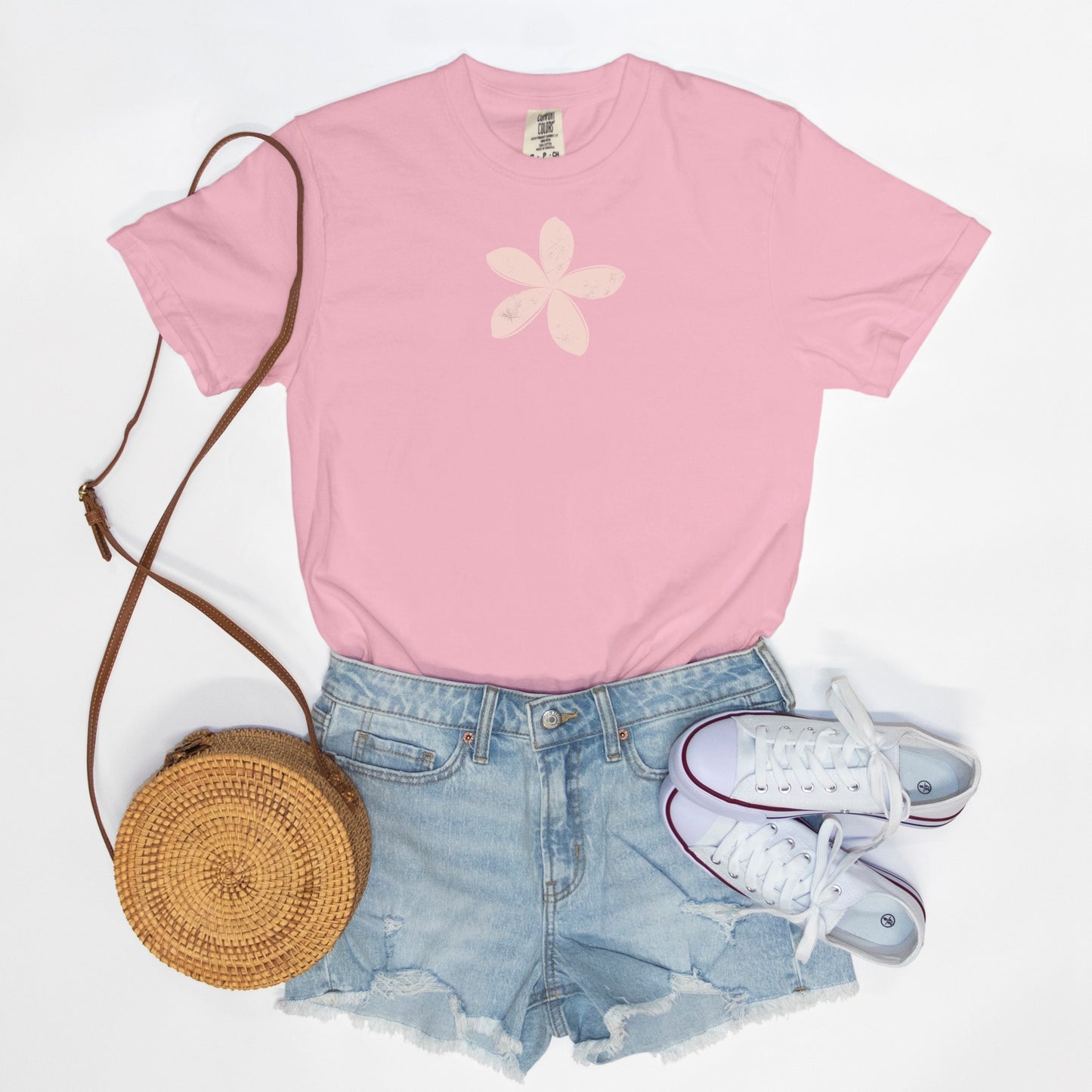 FIRST PRESS - HUMAN EDITION - UNISEX TEE - "Ghost Flower"