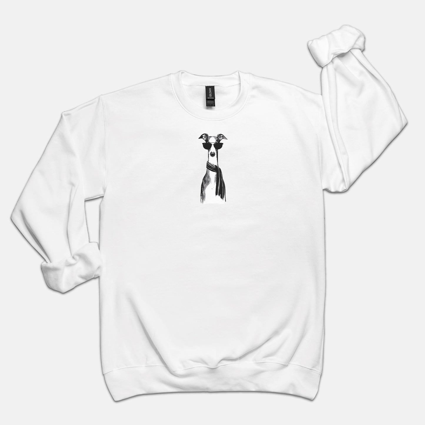 FIRST PRESS - HUMAN EDITION - UNISEX CREWNECK SWEATSHIRT - "Fashion Dog"