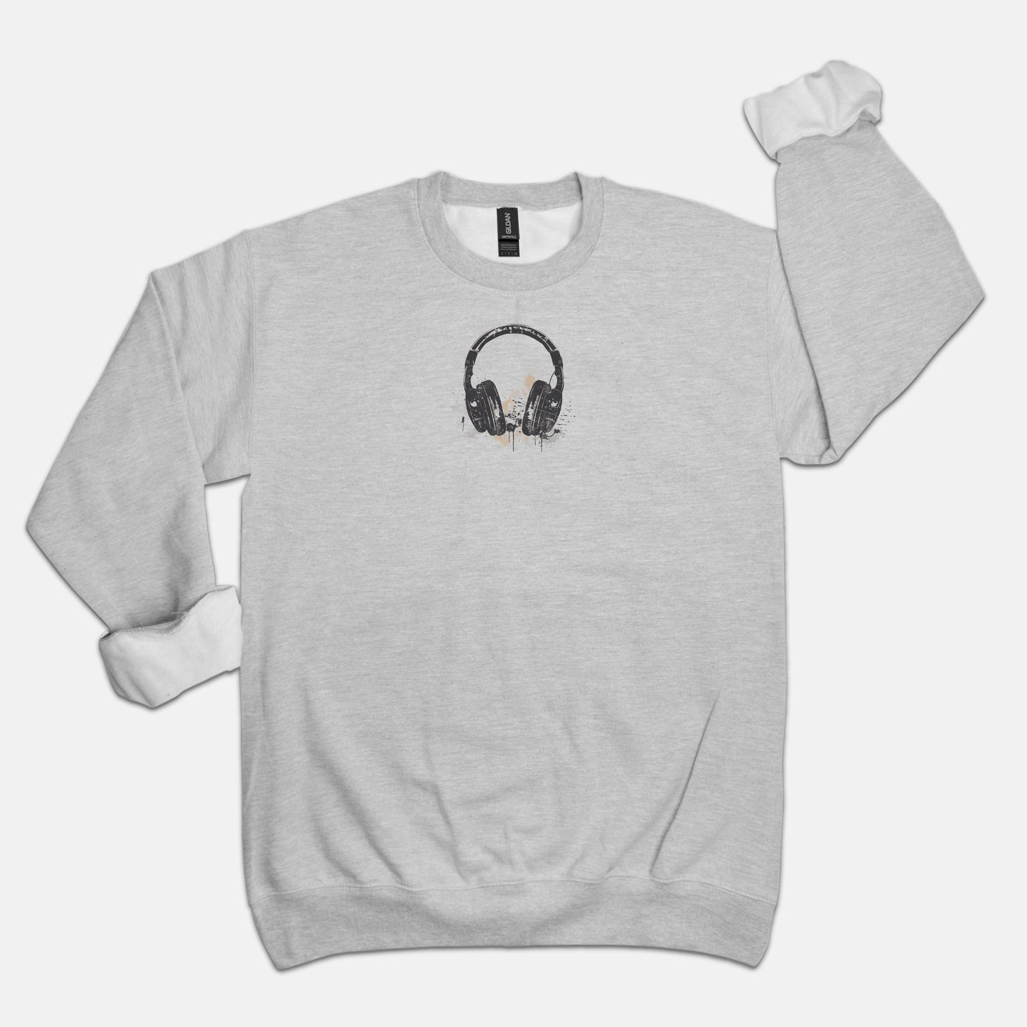 FIRST PRESS - HUMAN EDITION - UNISEX CREWNECK SWEATSHIRT - "After Hours Headphones"