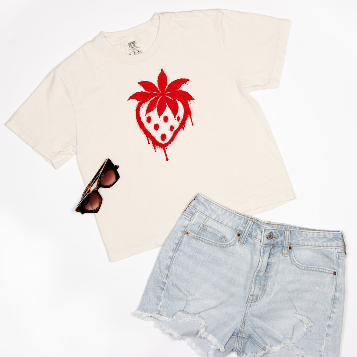 FIRST PRESS - HUMAN EDITION - WOMEN'S CROPPED BOXY TEE - "Not Today"