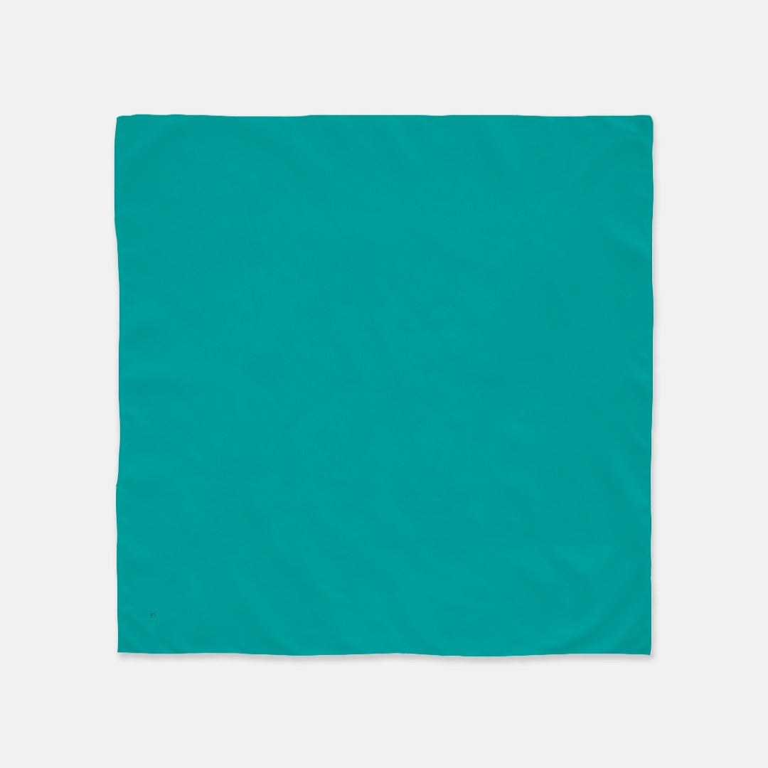 FIRST PRESS - HUMAN EDITION - BANDANA SCARF - Aqua