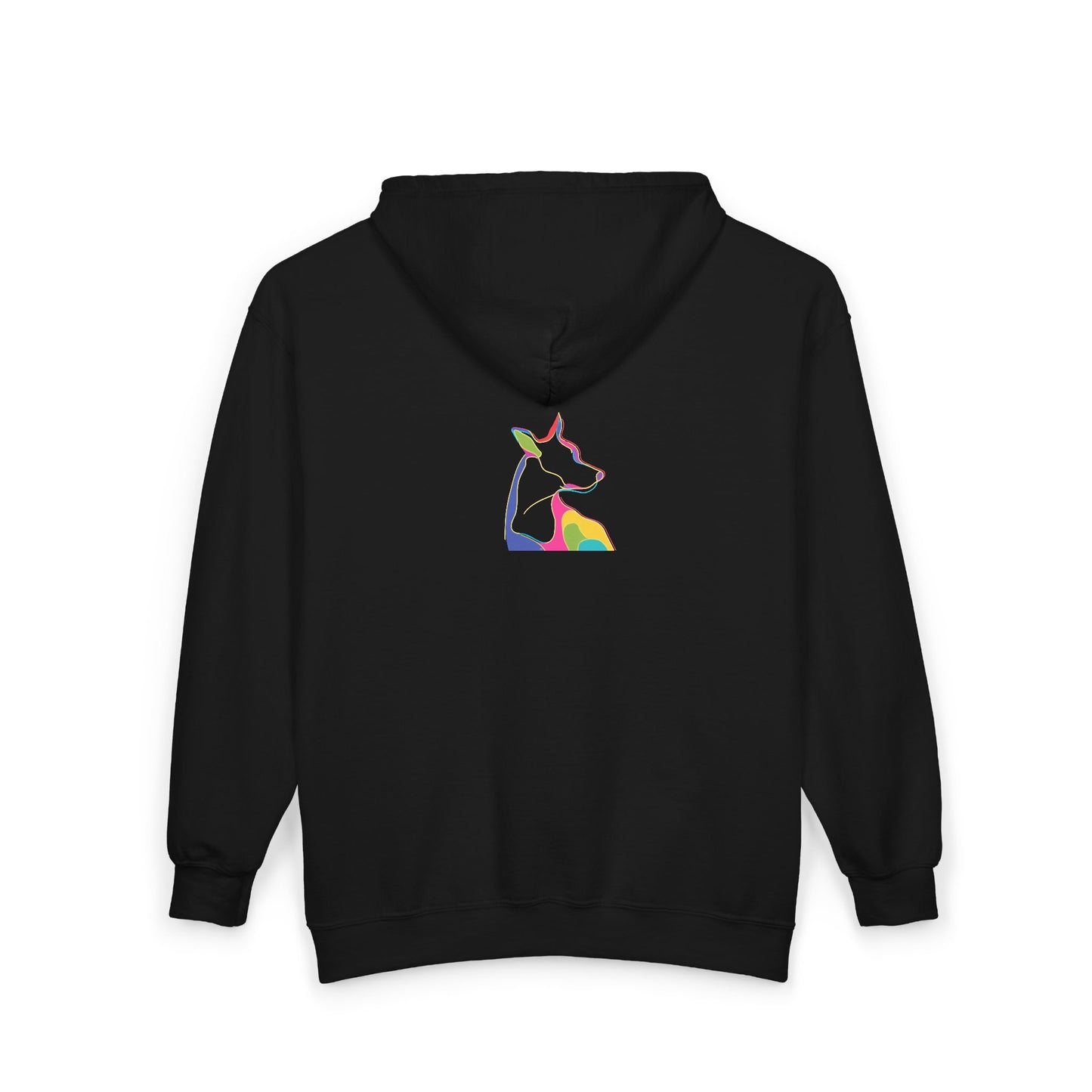 FIRST PRESS - HUMAN EDITION - UNISEX HEAVY BLEND™ ZIP HOODIE - "Canine Flow"
