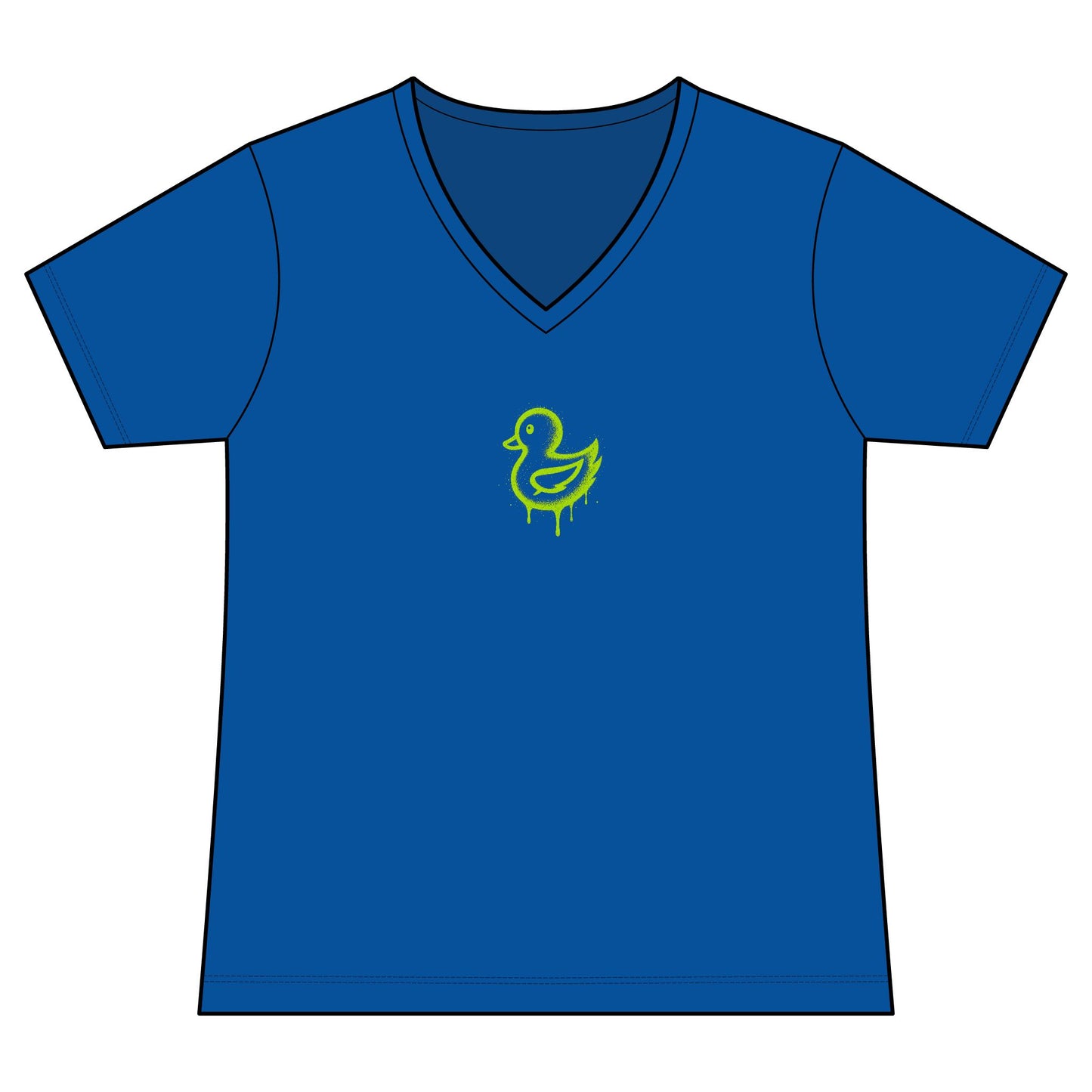 FIRST PRESS - HUMAN EDITION - WOMEN'S V-NECK TEE - "Artistically. Bent."