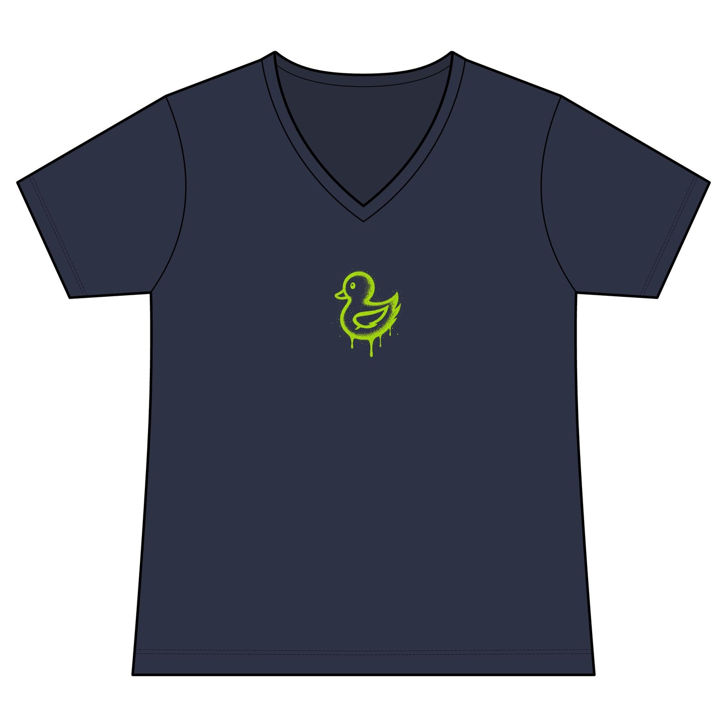 FIRST PRESS - HUMAN EDITION - WOMEN'S V-NECK TEE - "Artistically. Bent."