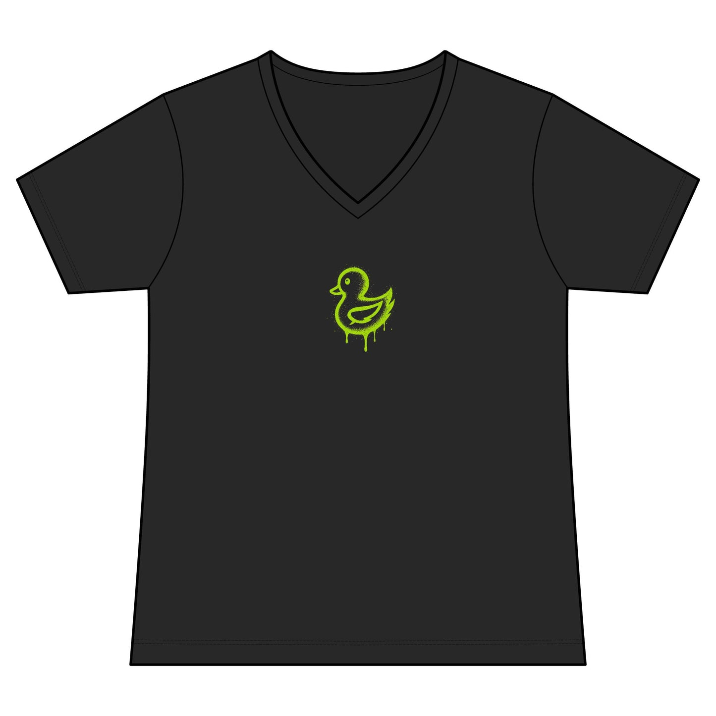 FIRST PRESS - HUMAN EDITION - WOMEN'S V-NECK TEE - "Artistically. Bent."