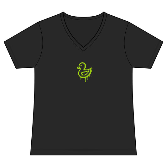 FIRST PRESS - HUMAN EDITION - WOMEN'S V-NECK TEE - "Artistically. Bent."