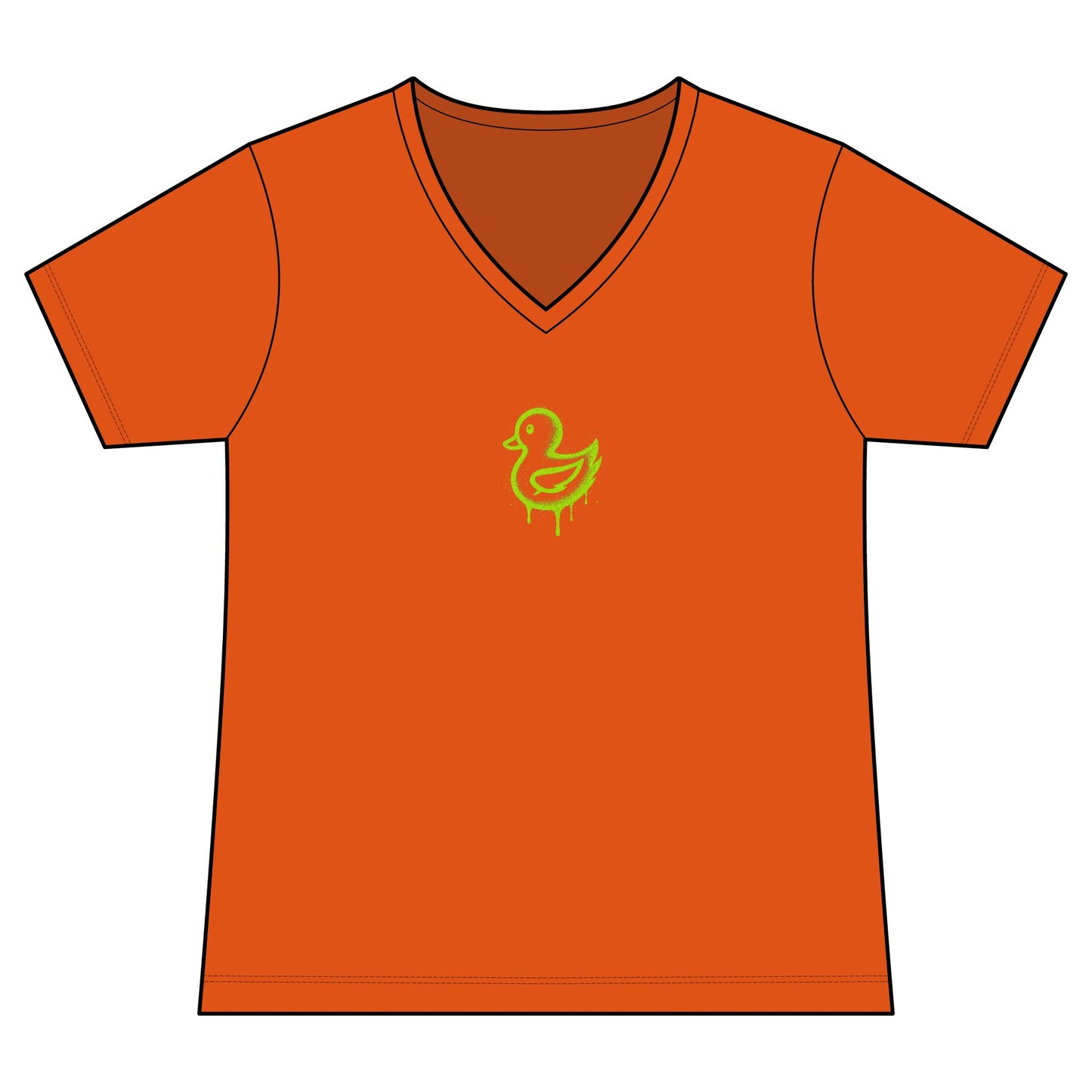 FIRST PRESS - HUMAN EDITION - WOMEN'S V-NECK TEE - "Artistically. Bent."