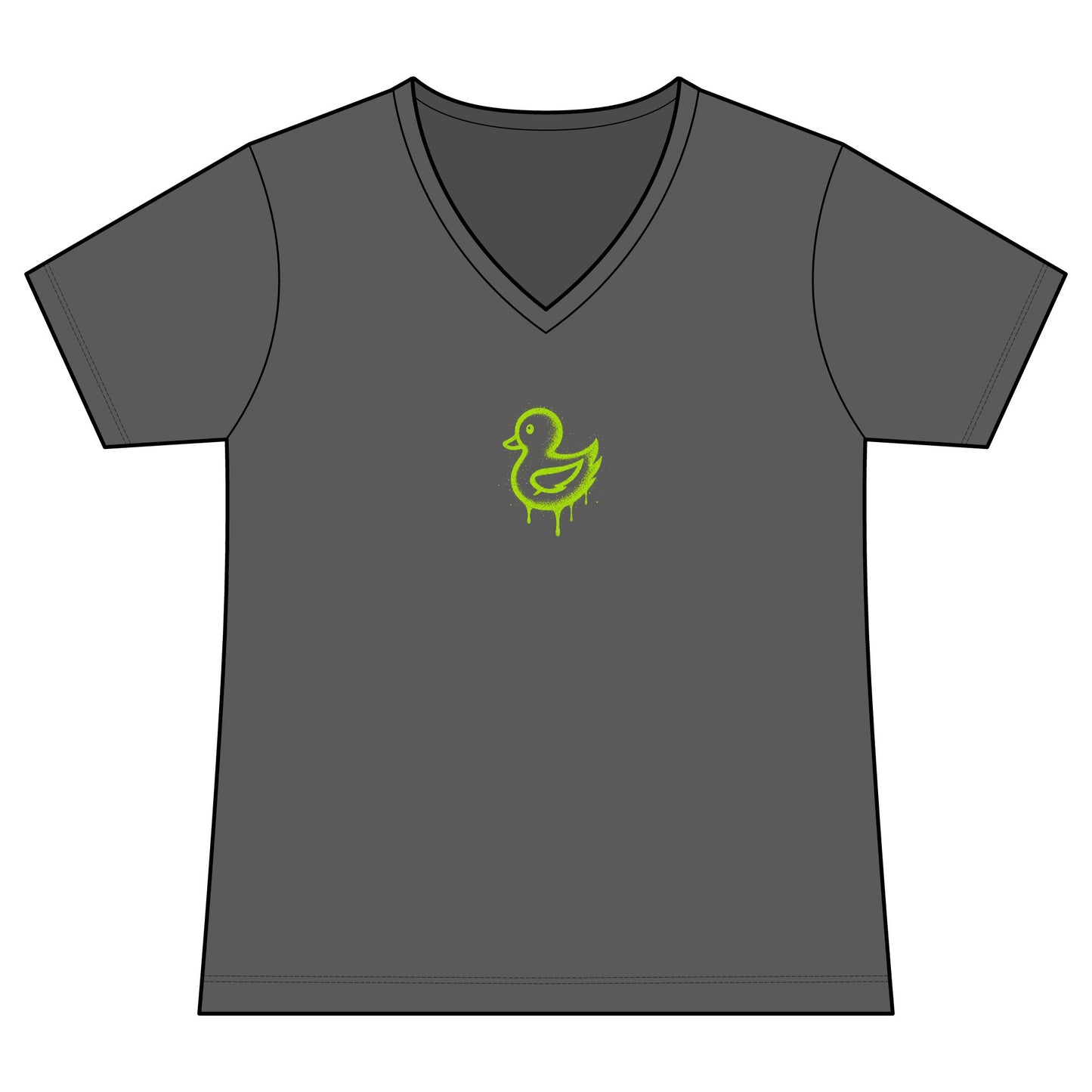 FIRST PRESS - HUMAN EDITION - WOMEN'S V-NECK TEE - "Artistically. Bent."