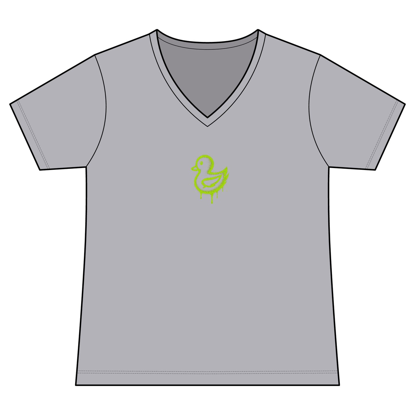 FIRST PRESS - HUMAN EDITION - WOMEN'S V-NECK TEE - "Artistically. Bent."