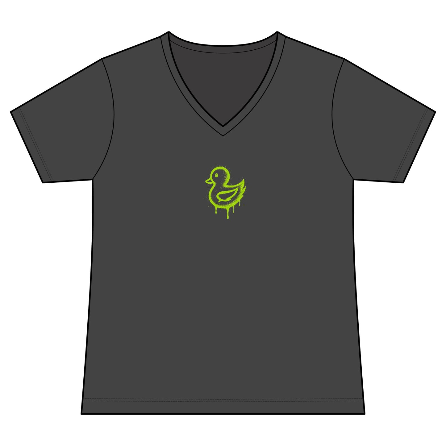 FIRST PRESS - HUMAN EDITION - WOMEN'S V-NECK TEE - "Artistically. Bent."