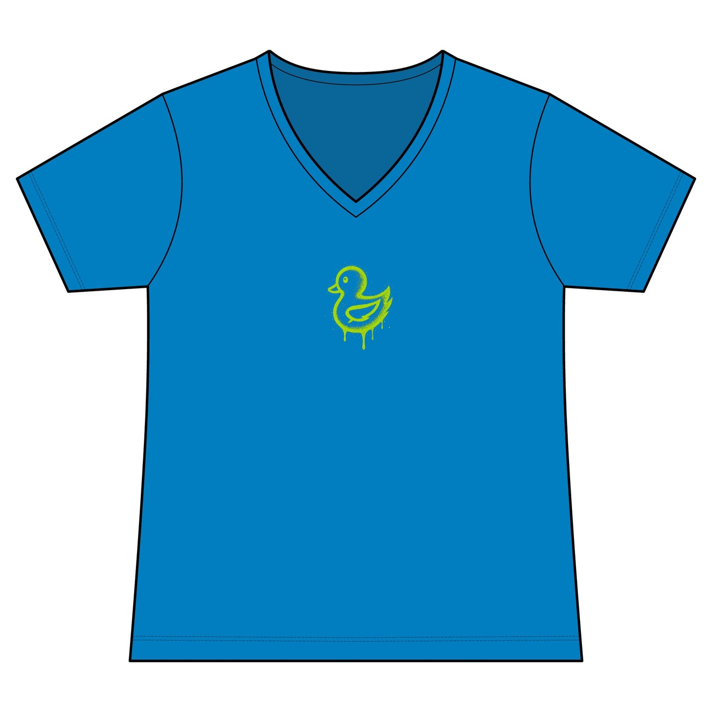 FIRST PRESS - HUMAN EDITION - WOMEN'S V-NECK TEE - "Artistically. Bent."