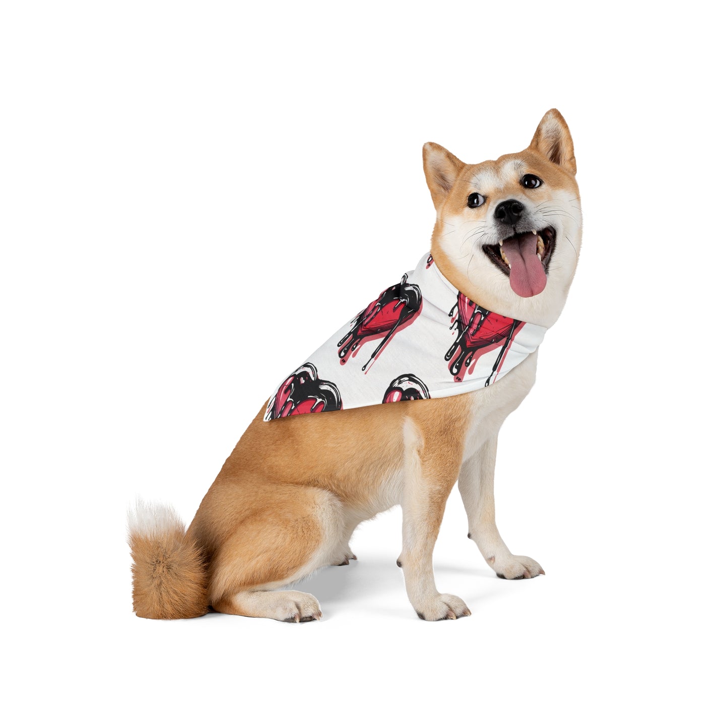 FIRST PRESS - PETS - BANDANA - "Melting Heart"