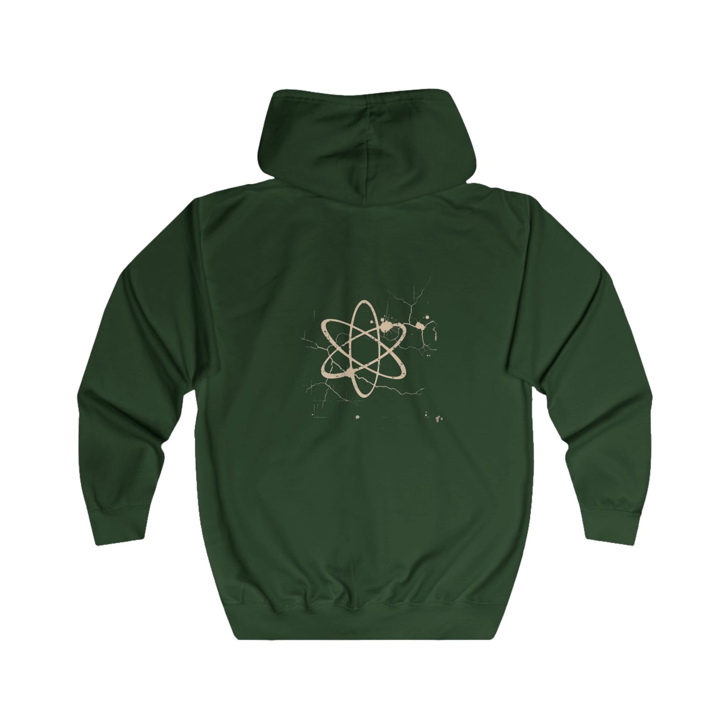 FIRST PRESS - HUMAN EDITION - UNISEX RELAXED ZIP HOODIE - "Underground Physics"