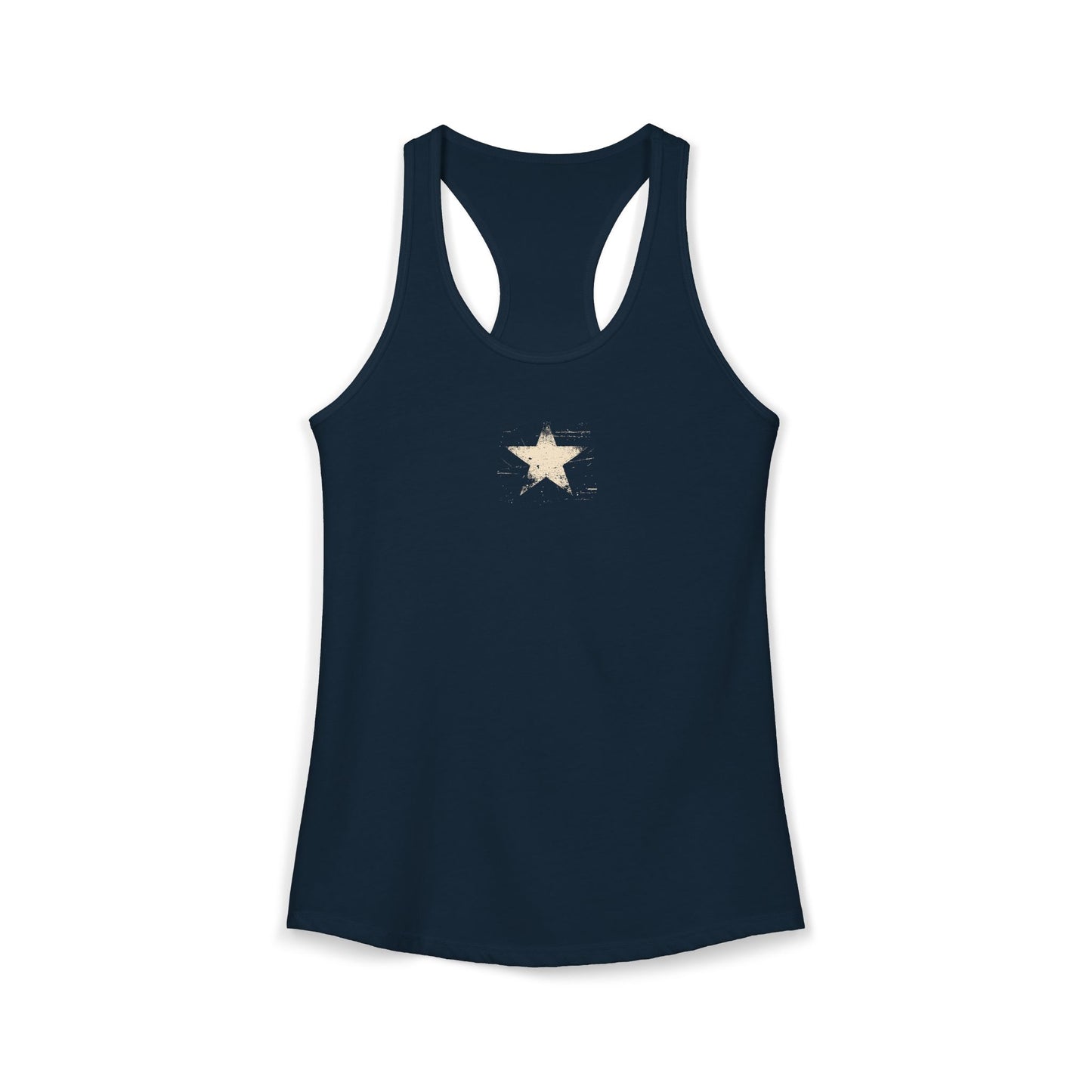 FIRST PRESS - HUMAN EDITION - WOMEN'S RACERBACK TANK TOP - "Analog Star"
