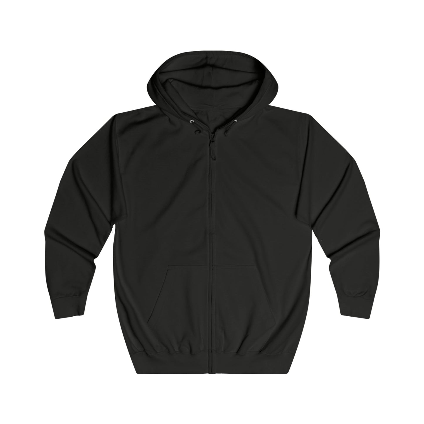 FIRST PRESS - HUMAN EDITION - UNISEX RELAXED ZIP HOODIE - "Raw Frequency"