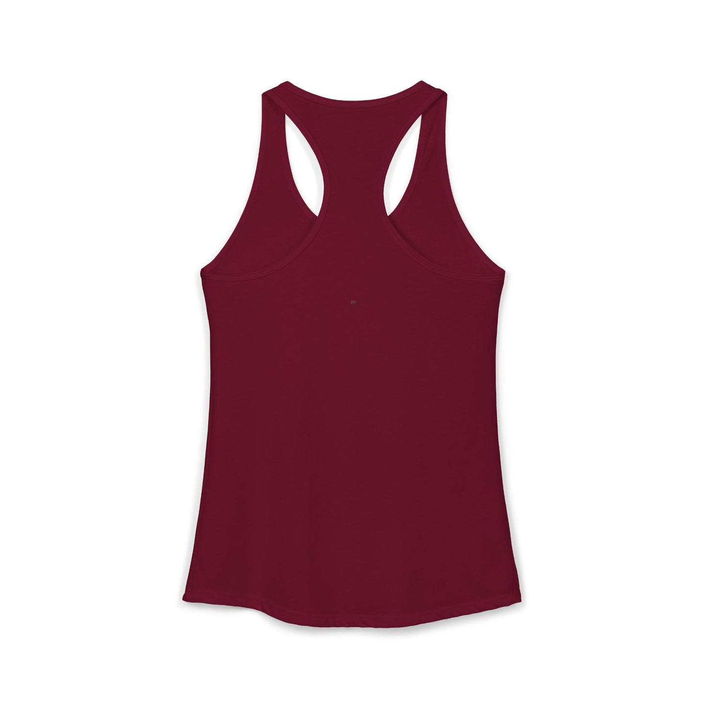 FIRST PRESS - HUMAN EDITION - WOMEN'S RACERBACK TANK TOP - Clean Solid Colors